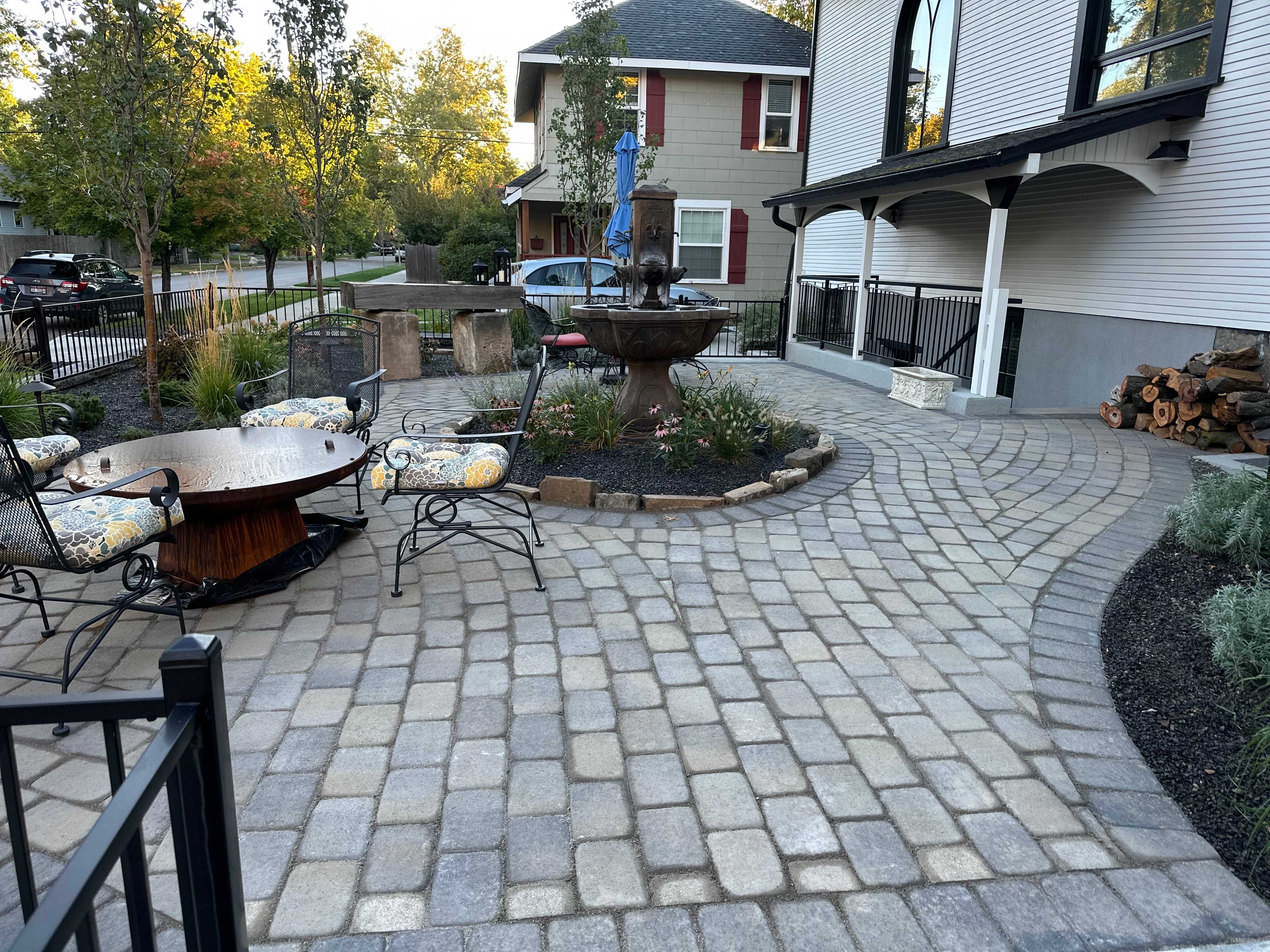 Living Waters Landscape patio project